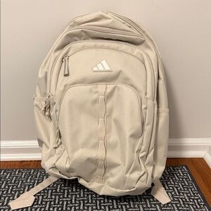 Adidas Prime 7 Backpack: Alumina/White